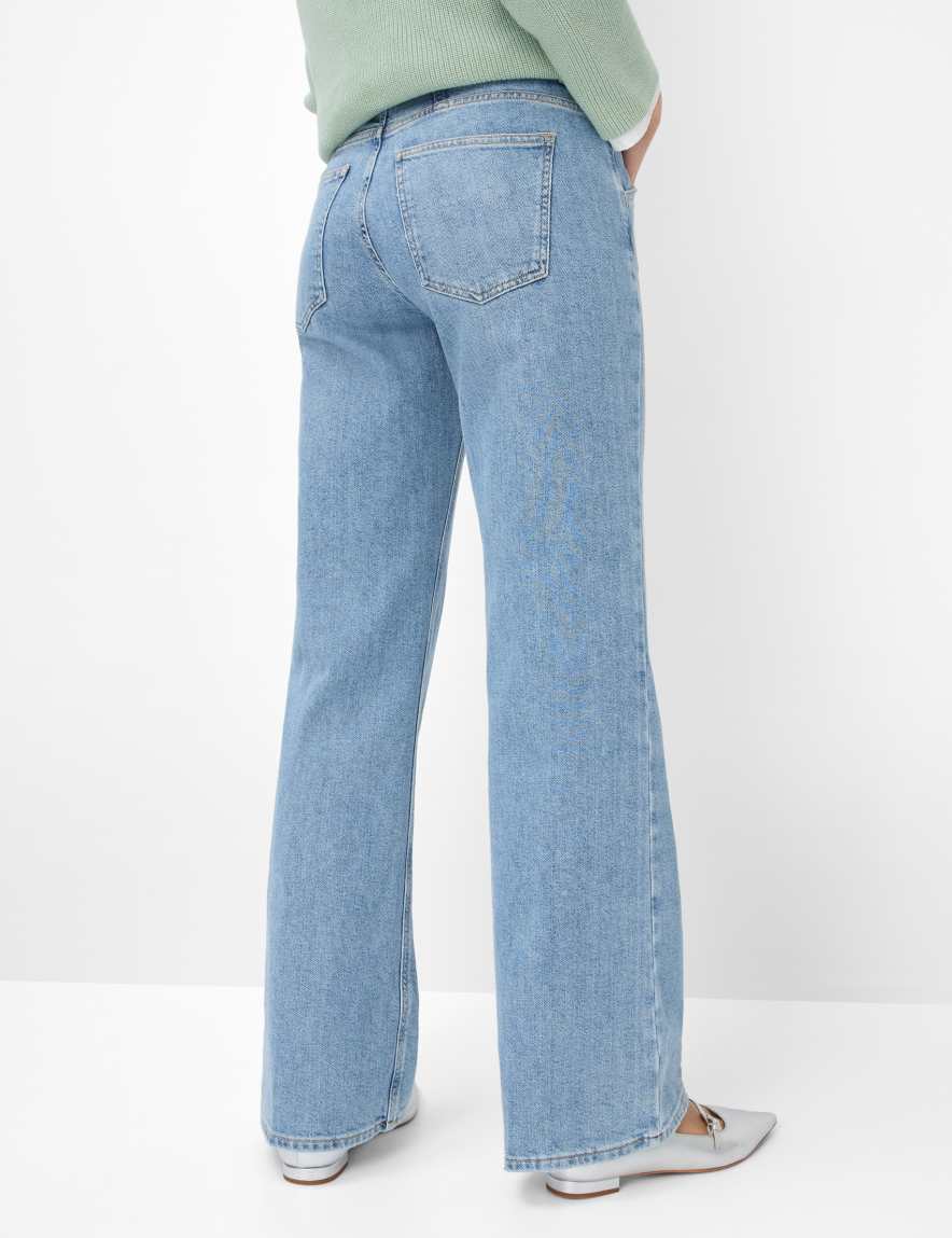 Eurex By Brax Women's Fashion Jeans Style MAINE Denim Blue Wide Leg