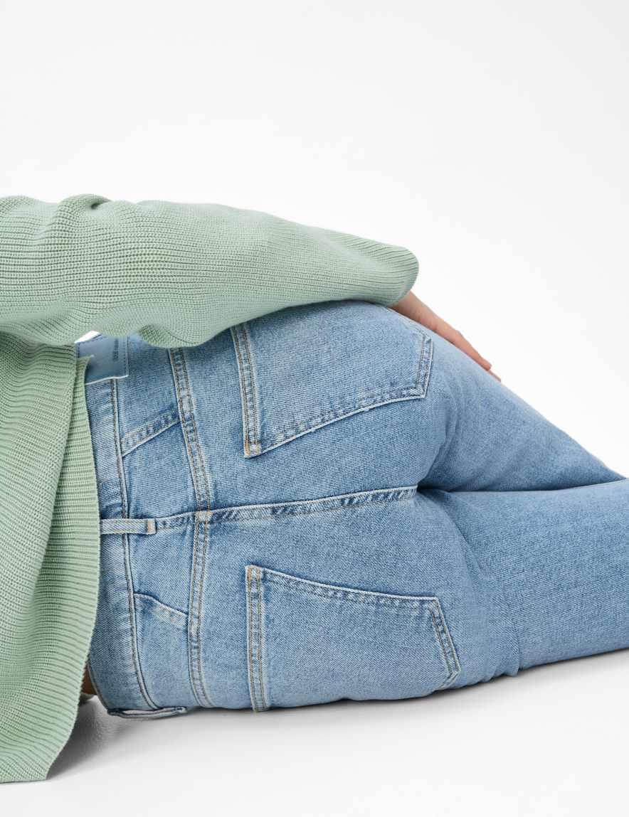 Eurex By Brax Women's Fashion Jeans Style MAINE Denim Blue Wide Leg