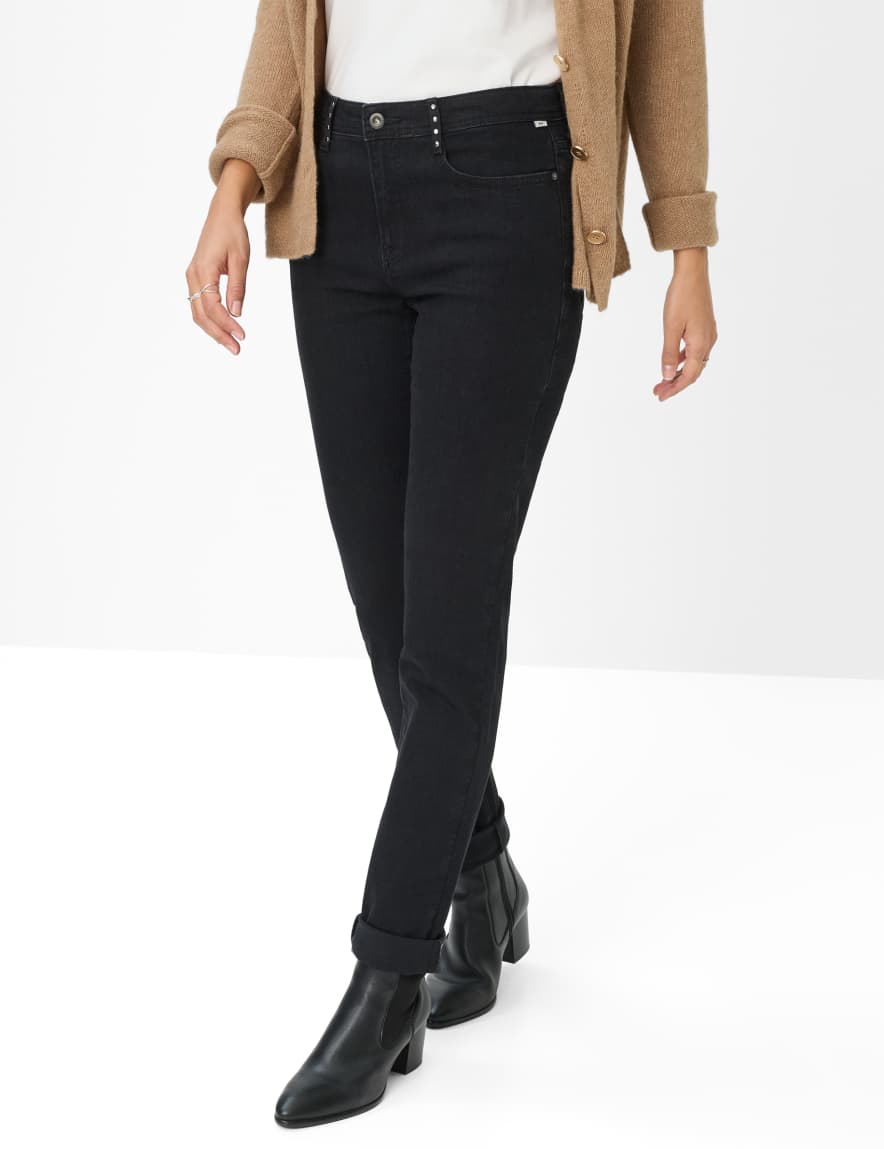 eurex by brax Women's fashion Jeans Style MARY Denim Black Regular Fit
