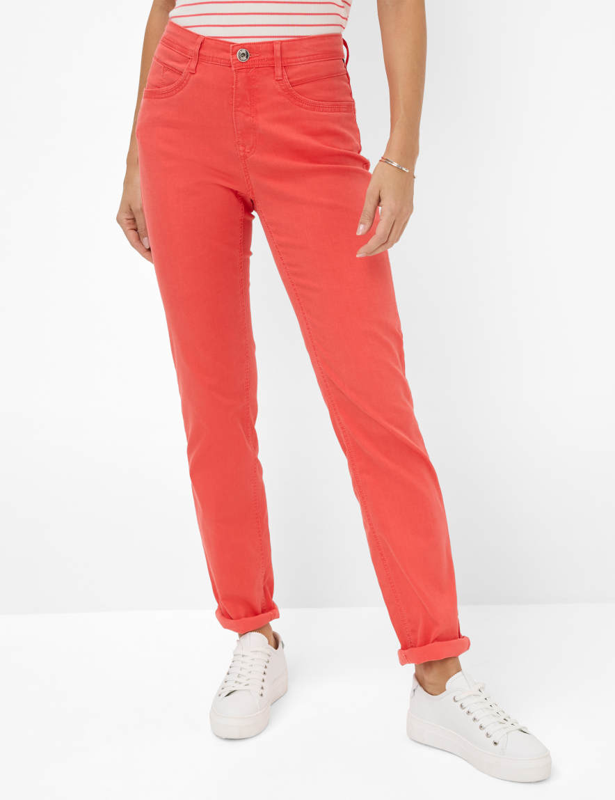 eurex by brax Women's fashion Jeans Style MARY Denim Red Regular Fit