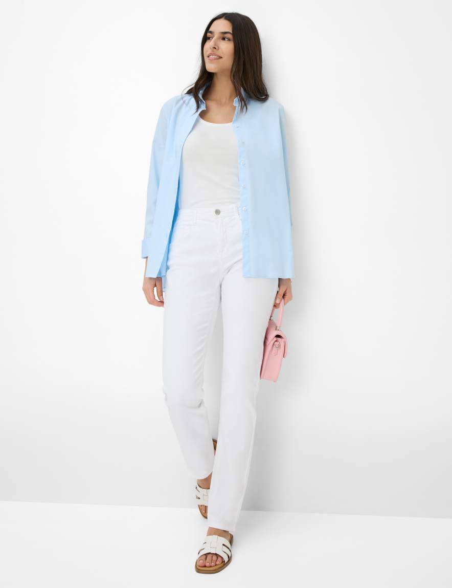 Eurex By Brax Women's Fashion Jeans Style MARY Denim White Regular Fit