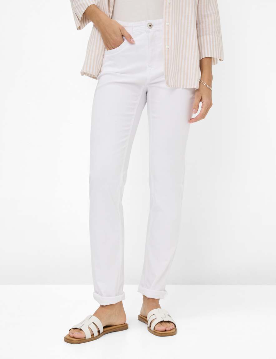 eurex by brax Women's fashion Jeans Style MARY Denim White Regular Fit