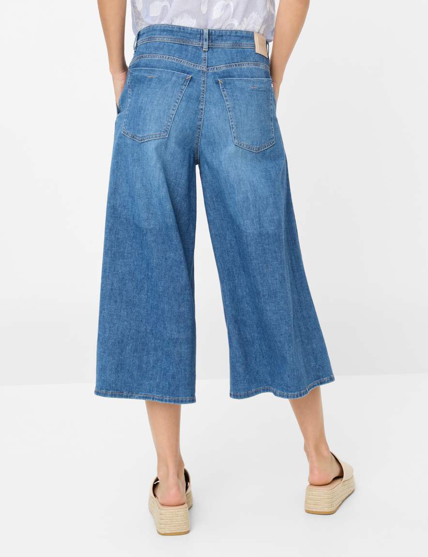 Eurex By Brax Women's Fashion Jeans Style MELLI S Denim Blue Wide Leg