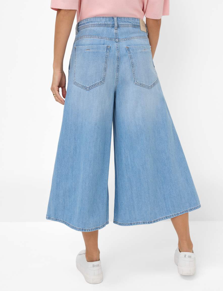 Eurex By Brax Women's Fashion Jeans Style MELLI S Denim Blue Wide Leg
