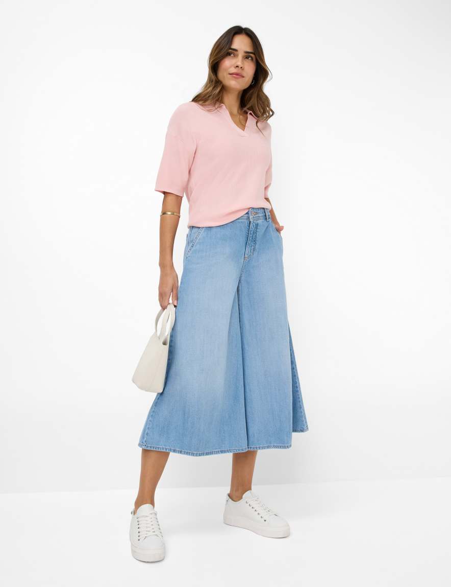 Eurex By Brax Women's Fashion Jeans Style MELLI S Denim Blue Wide Leg
