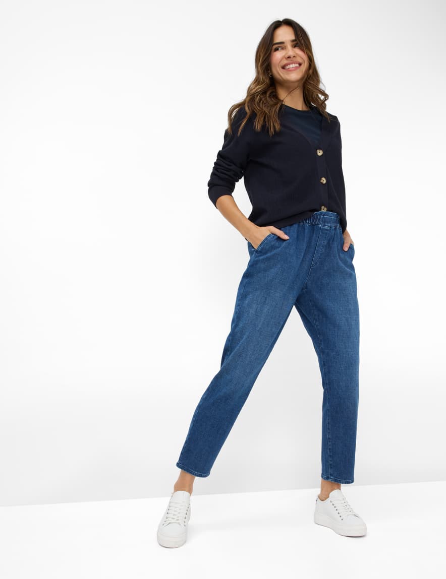 Eurex By Brax Women's Fashion Jeans Style MONA S Denim Blue Relaxed Fit