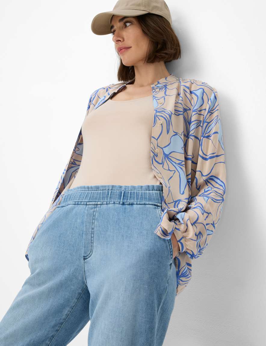 Eurex By Brax Women's Fashion Jeans Style MONA S Denim Blue Relaxed Fit