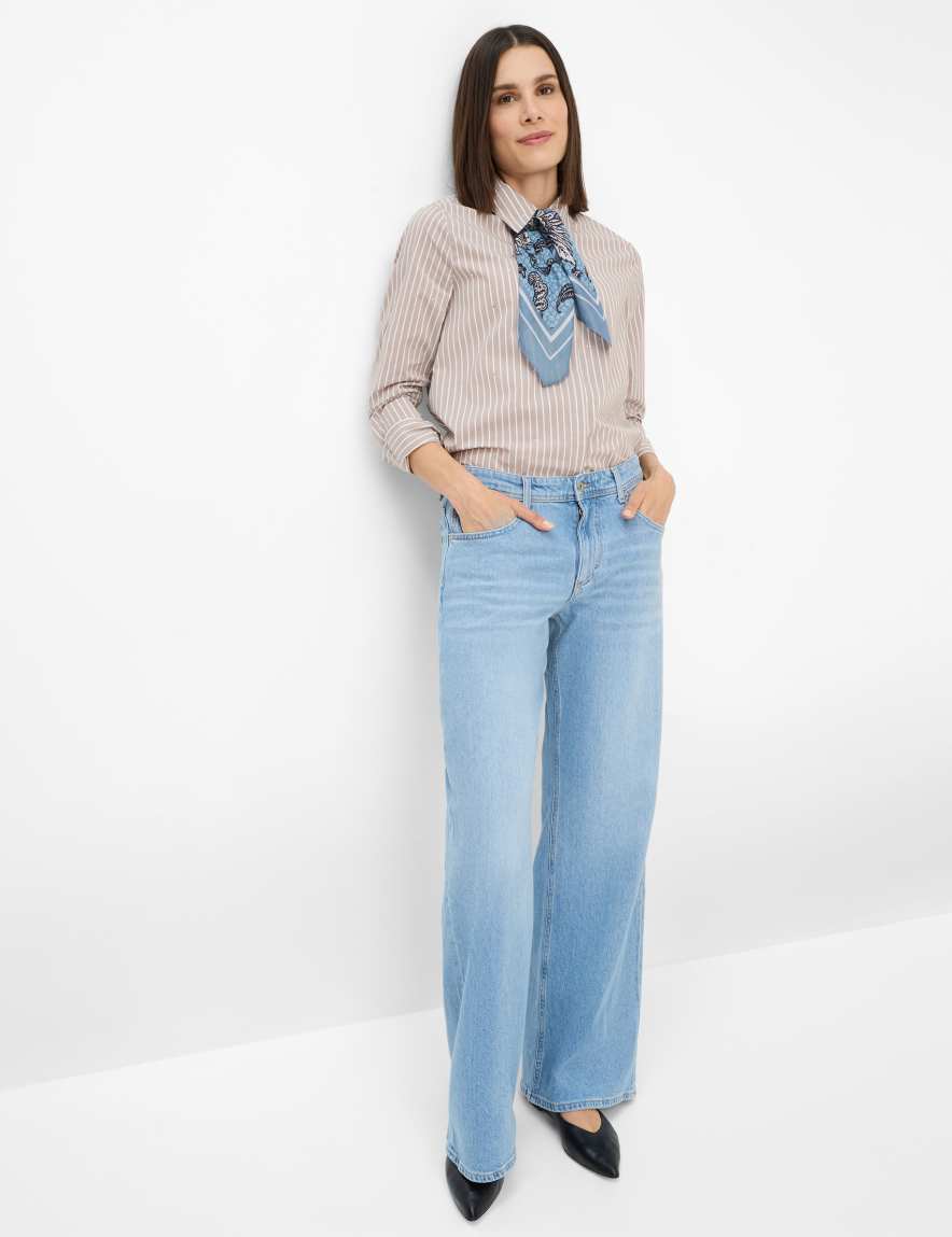 Eurex By Brax Women's Fashion Jeans Style MORGAN Denim Blue Wide Leg