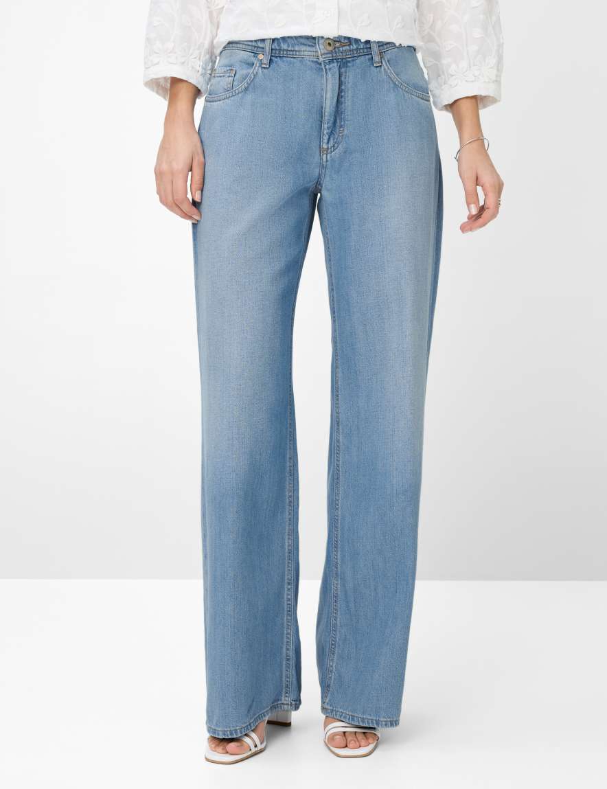 eurex by brax Women's fashion Jeans Style MORGAN Denim Blue Wide Leg