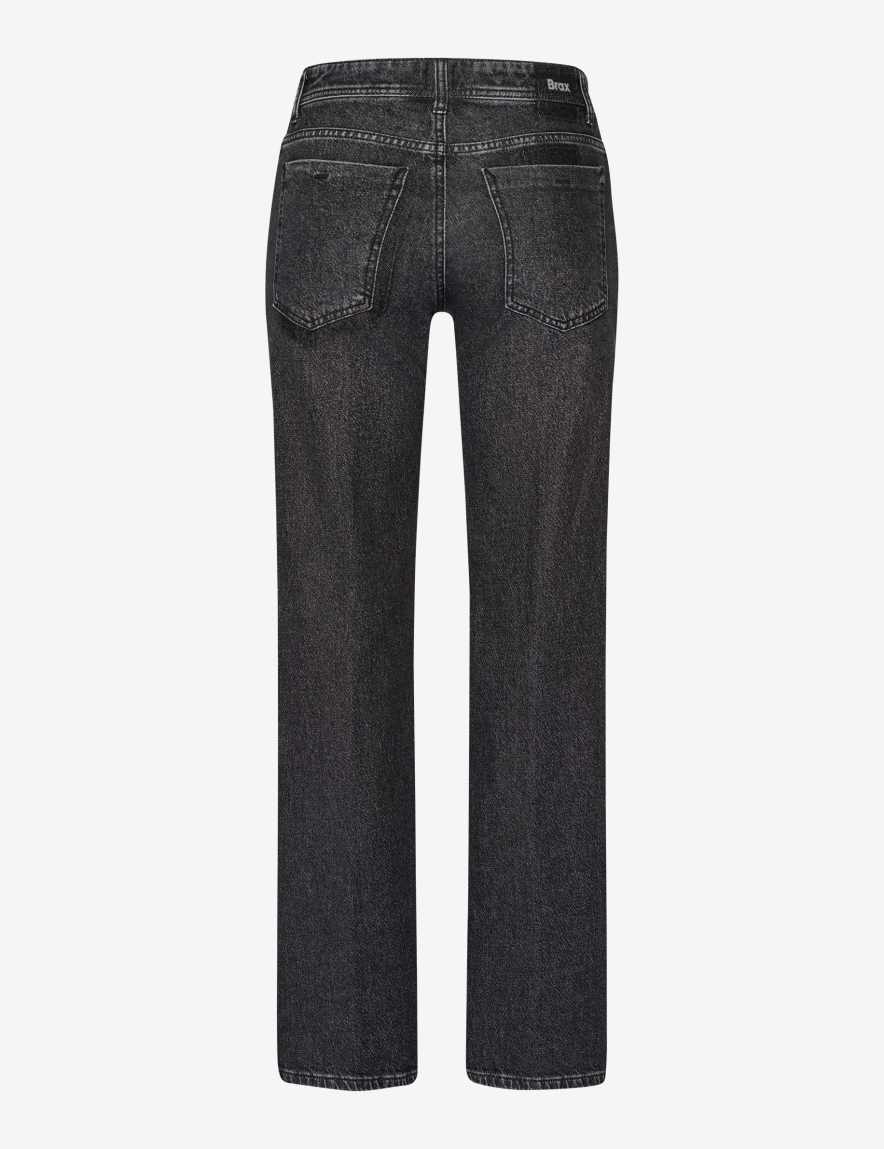 Eurex By Brax Women's Fashion Jeans Style MORGAN Denim Dark Gray Wide Leg