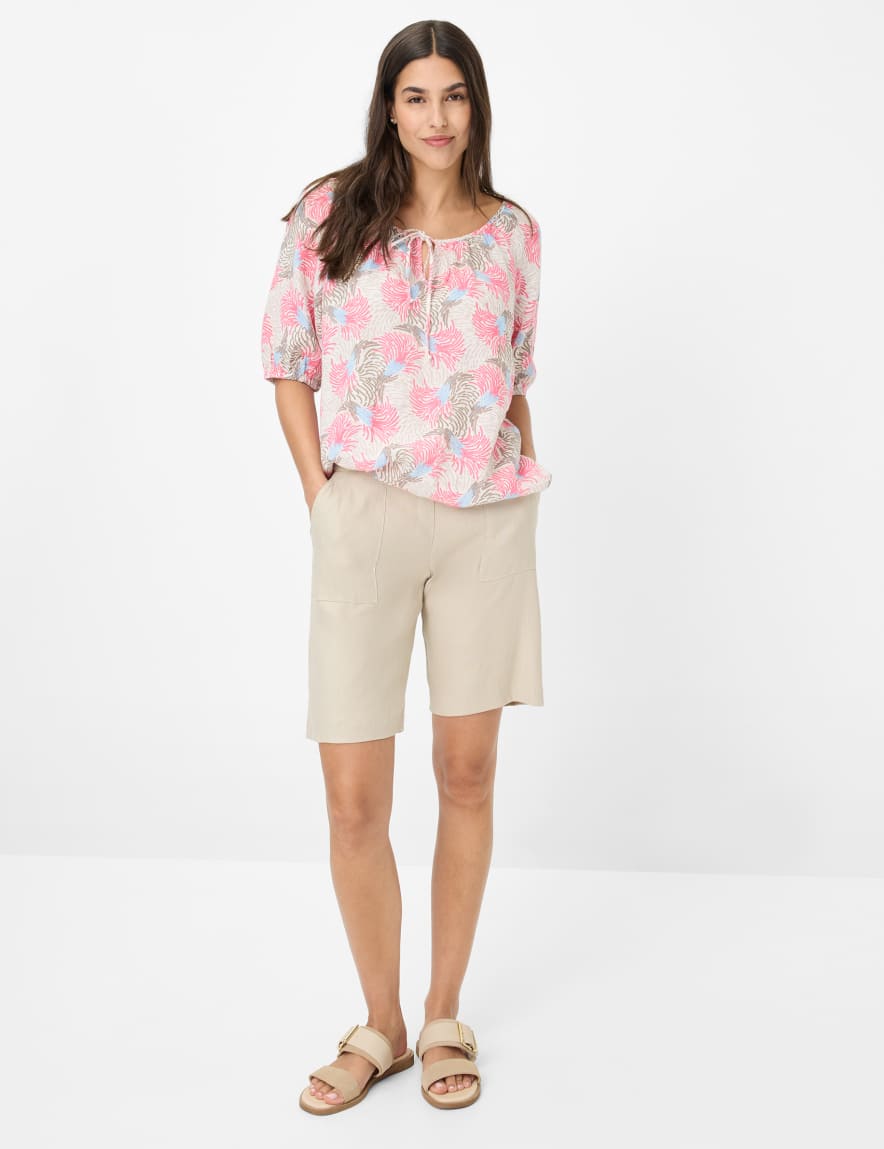 Eurex By Brax Women's Fashion Pants | Bermudas Style MEL B Relaxed Fit