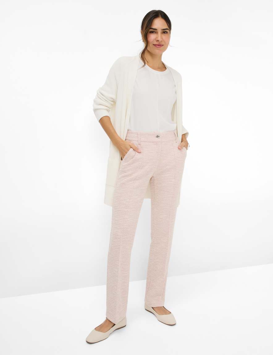 Eurex By Brax Women's Fashion Pants | Chinos Style MARON Rose Regular Fit