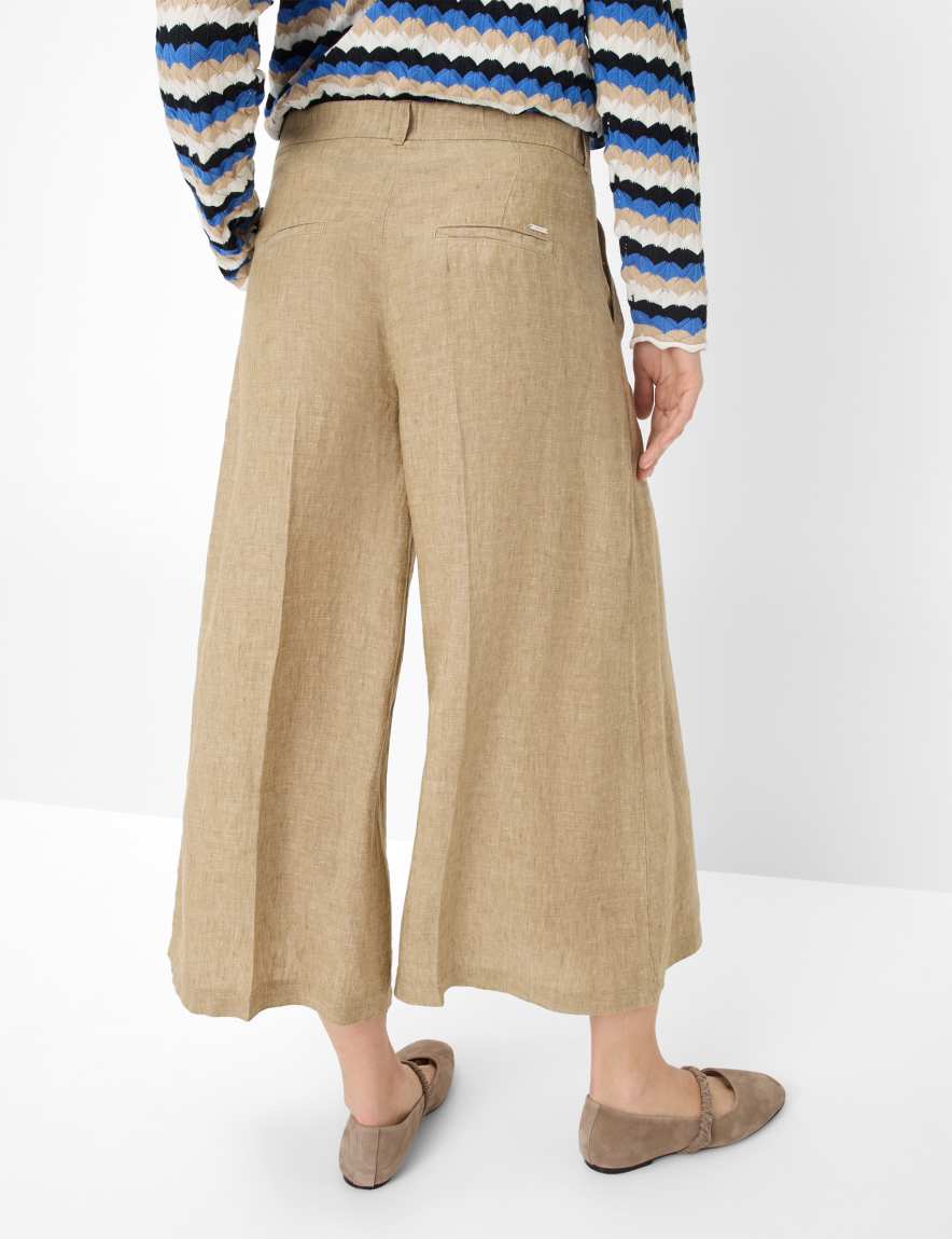 Eurex By Brax Women's Fashion Pants | Skirts Style MELLI S Beige Wide Leg