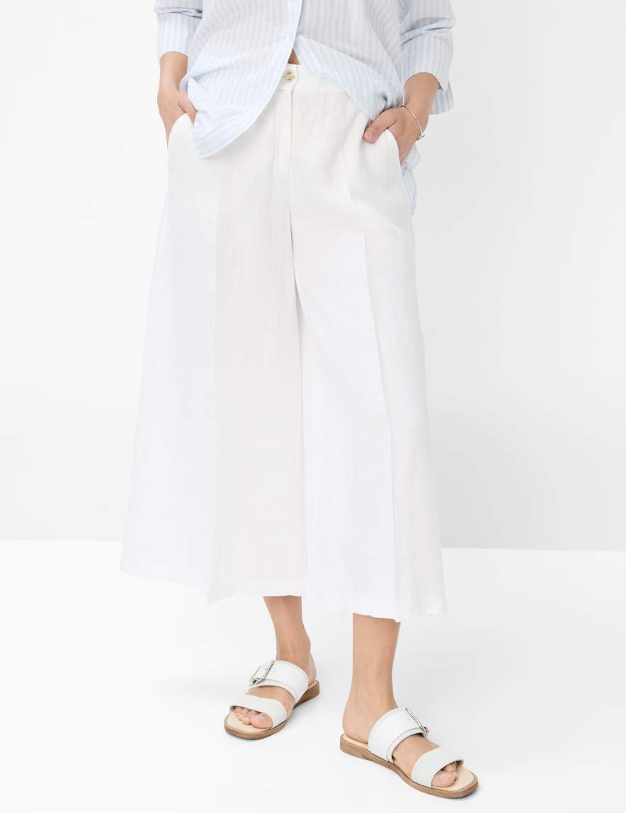 eurex by brax Women's fashion Pants | Skirts Style MELLI S White Wide Leg