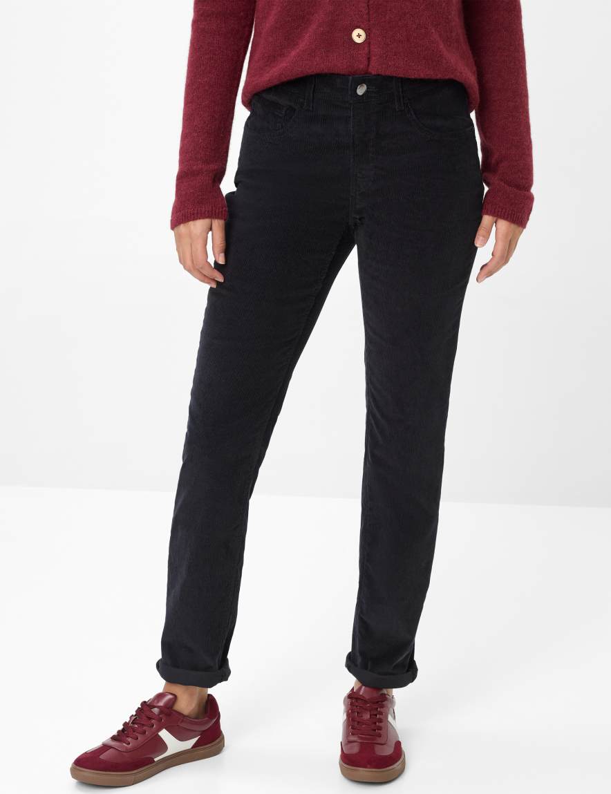 eurex by brax Women's fashion Pants Style CAROLA Black Feminine Fit