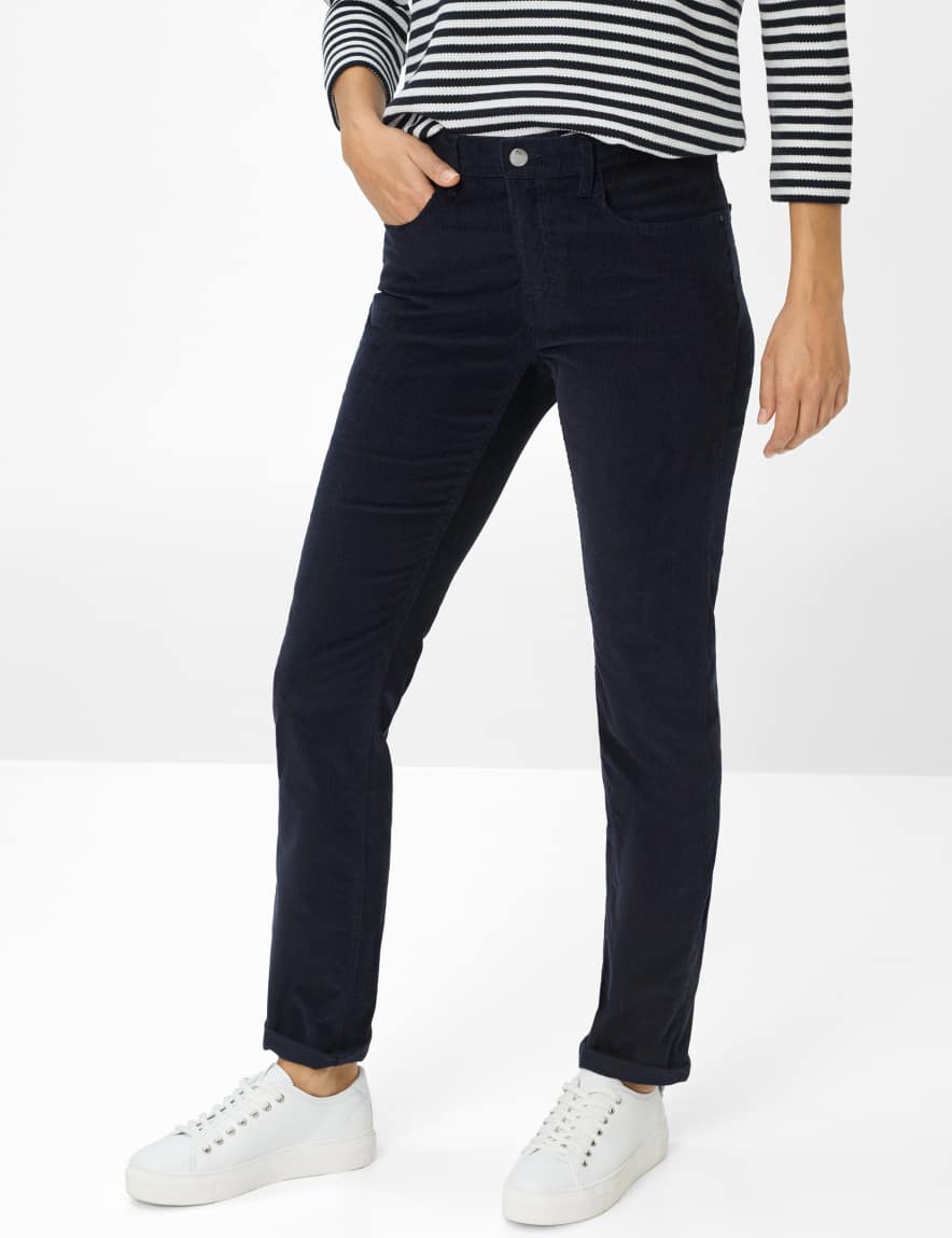 eurex by brax Women's fashion Pants Style CAROLA Dark Blue Feminine Fit