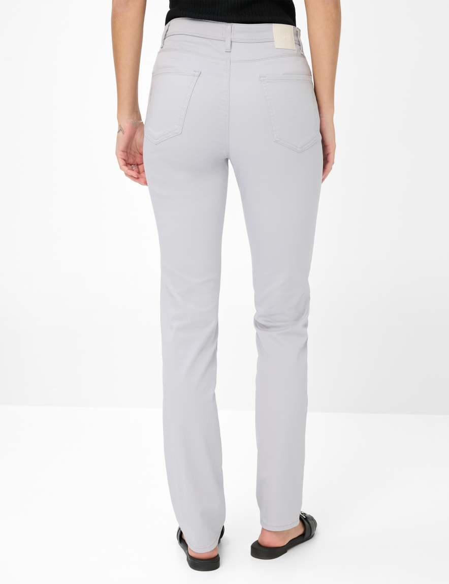 Eurex By Brax Women's Fashion Pants Style CAROLA Light Gray Feminine Fit