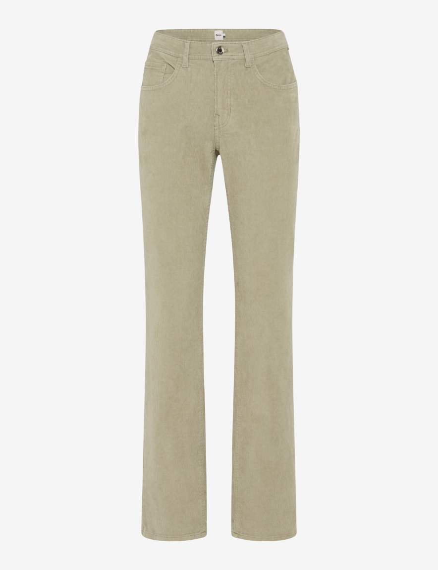 eurex by brax Women's fashion Pants Style CAROLA Light Green Feminine Fit