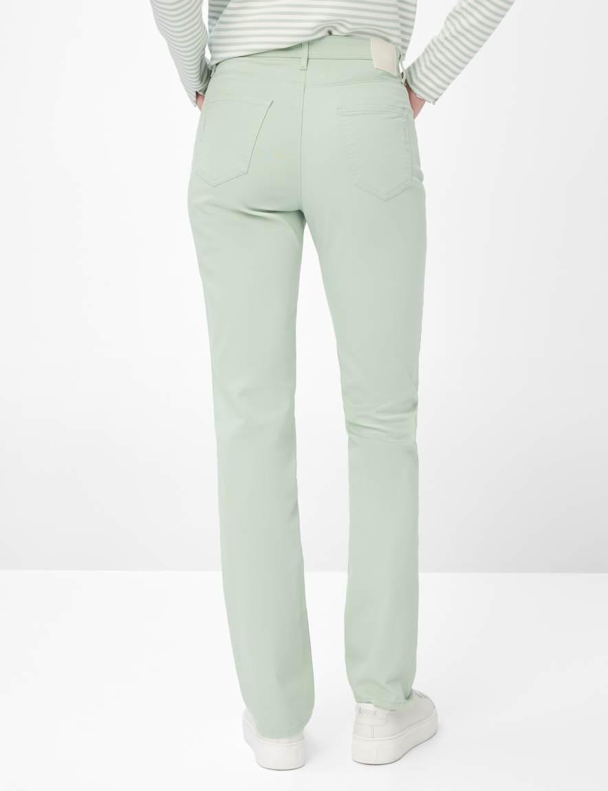 Eurex By Brax Women's Fashion Pants Style CAROLA Light Green Feminine Fit