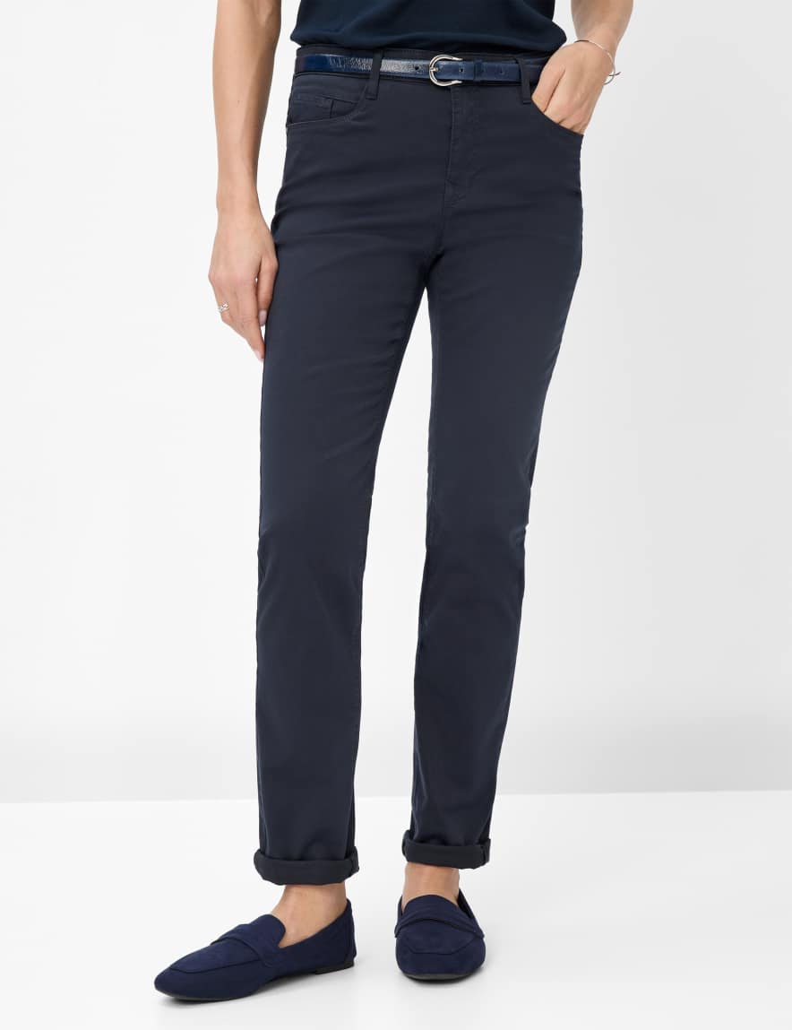 eurex by brax Women's fashion Pants Style CAROLA Perma Blue Feminine Fit