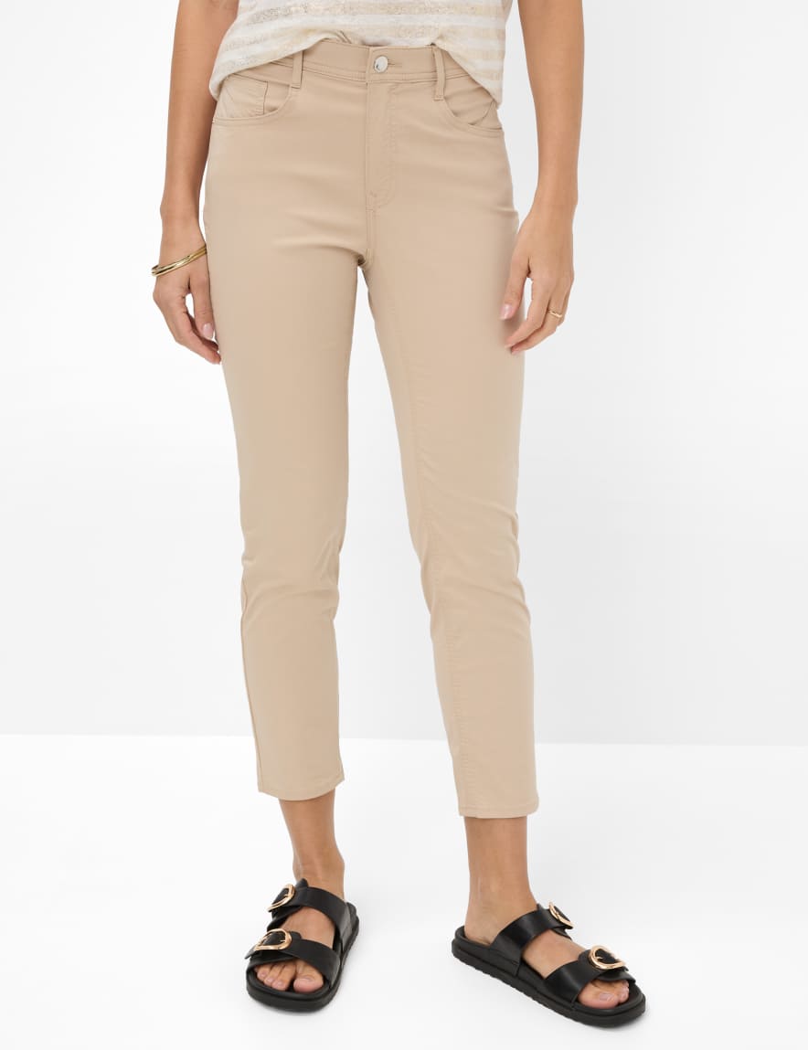 eurex by brax Women's fashion Pants Style CAROLA S Beige Feminine Fit