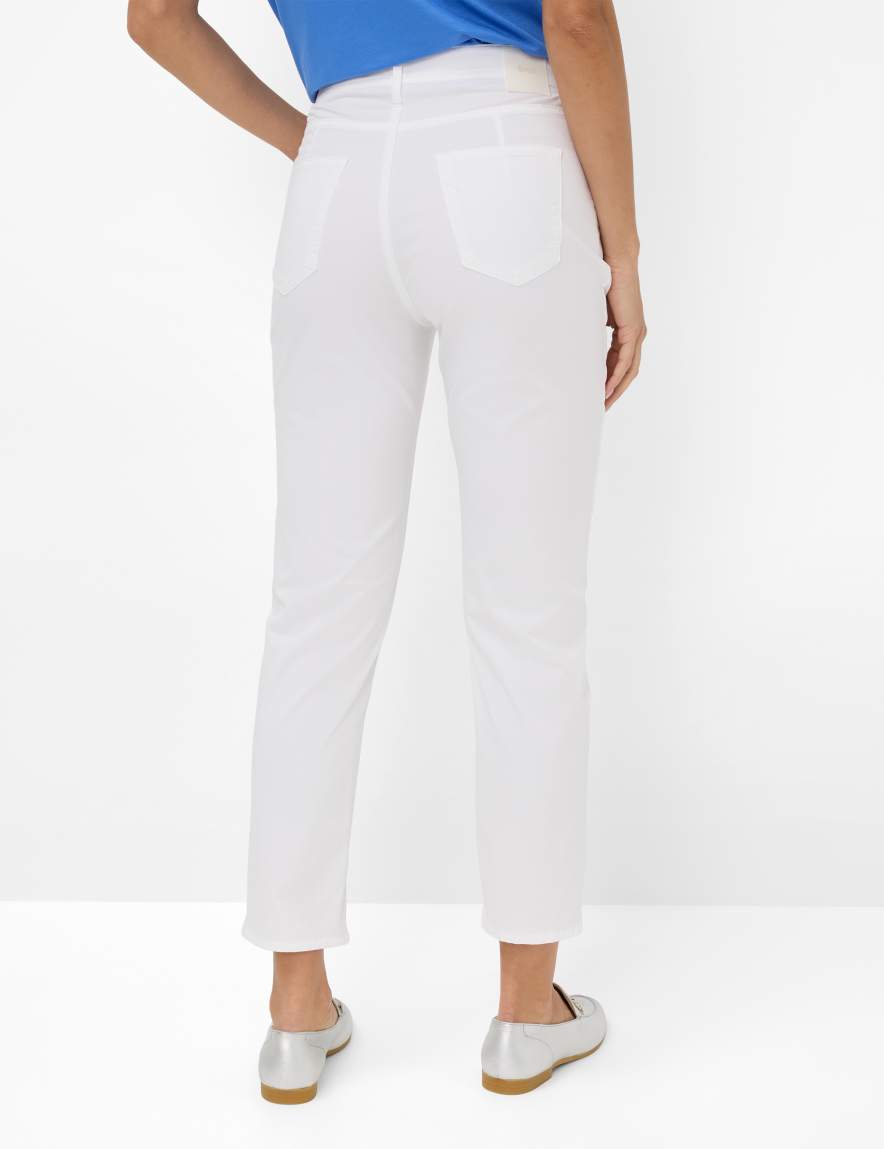 Eurex By Brax Women's Fashion Pants Style CAROLA S White Feminine Fit