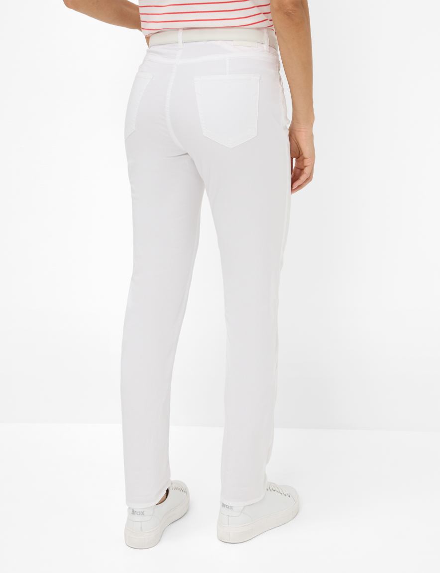 Eurex By Brax Women's Fashion Pants Style CAROLA White Feminine Fit