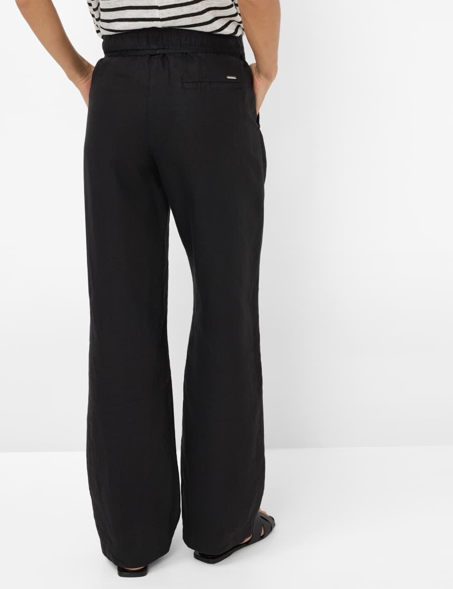 Eurex By Brax Women's Fashion Pants Style FARINA Black Wide Leg