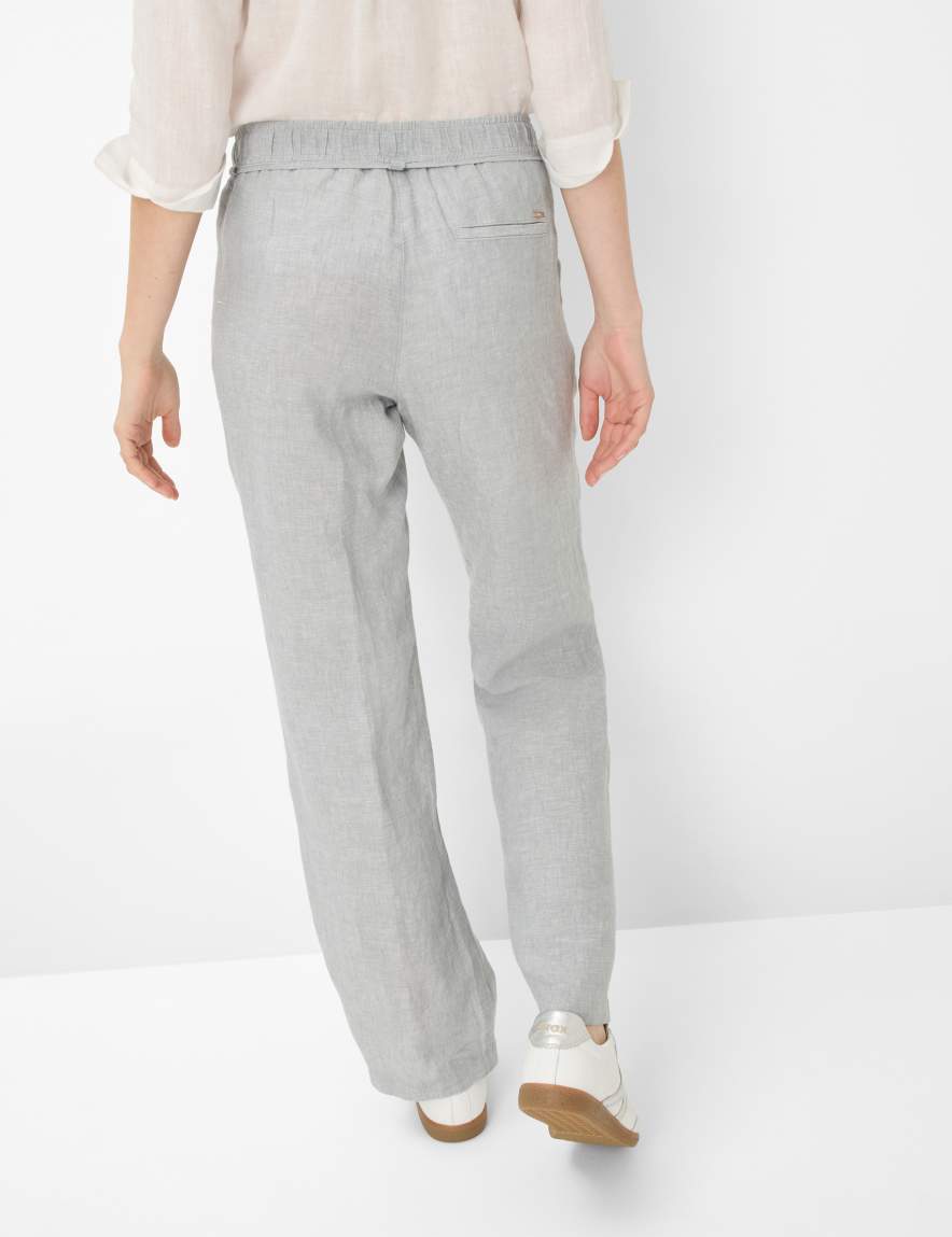 Eurex By Brax Women's Fashion Pants Style FARINA Light Gray Wide Leg