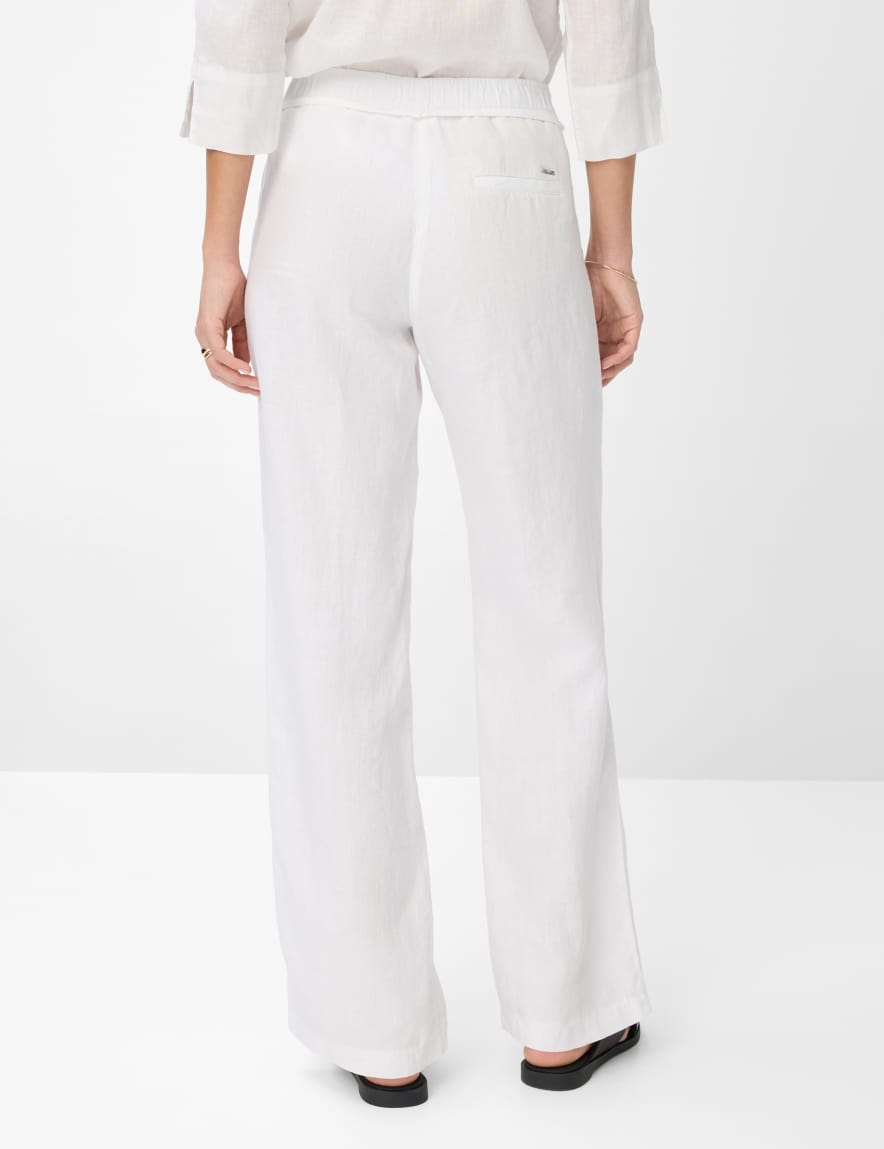 Eurex By Brax Women's Fashion Pants Style FARINA White Wide Leg