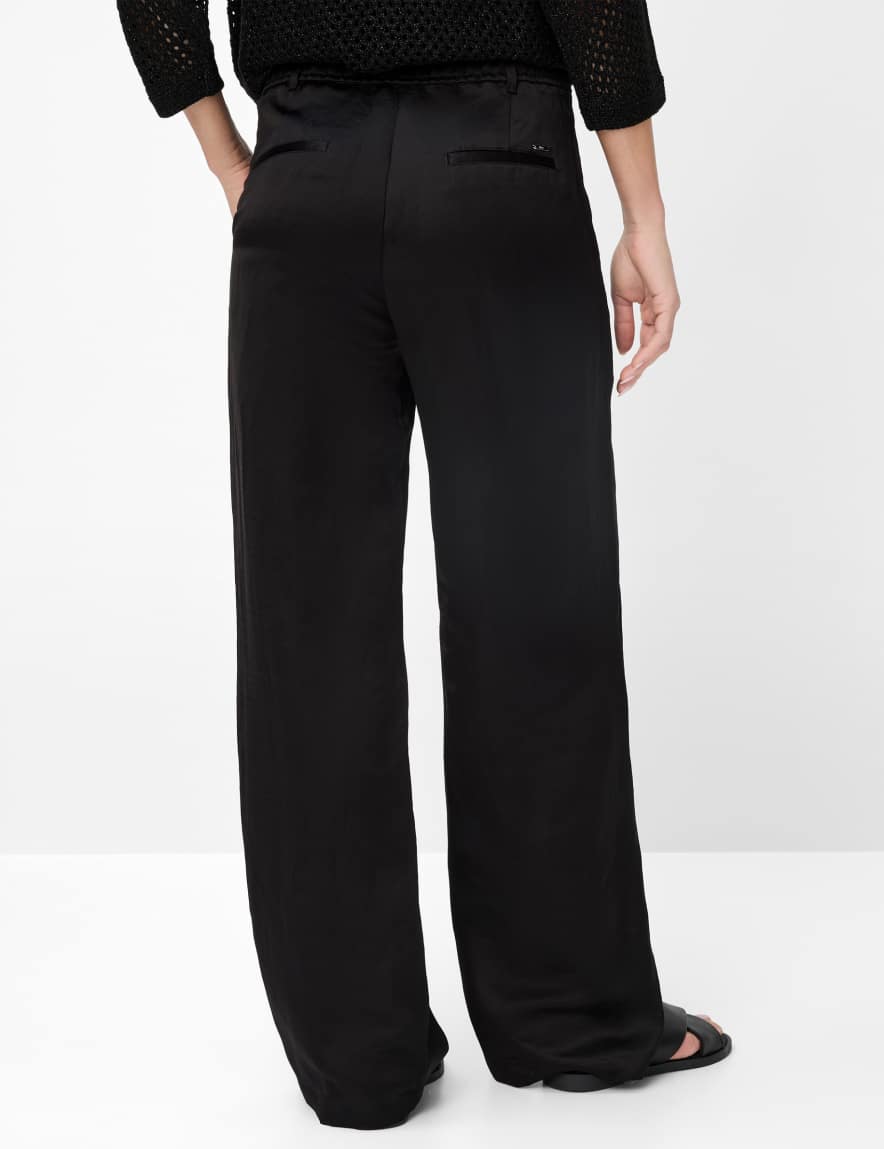Eurex By Brax Women's Fashion Pants Style MAINE Black Wide Leg