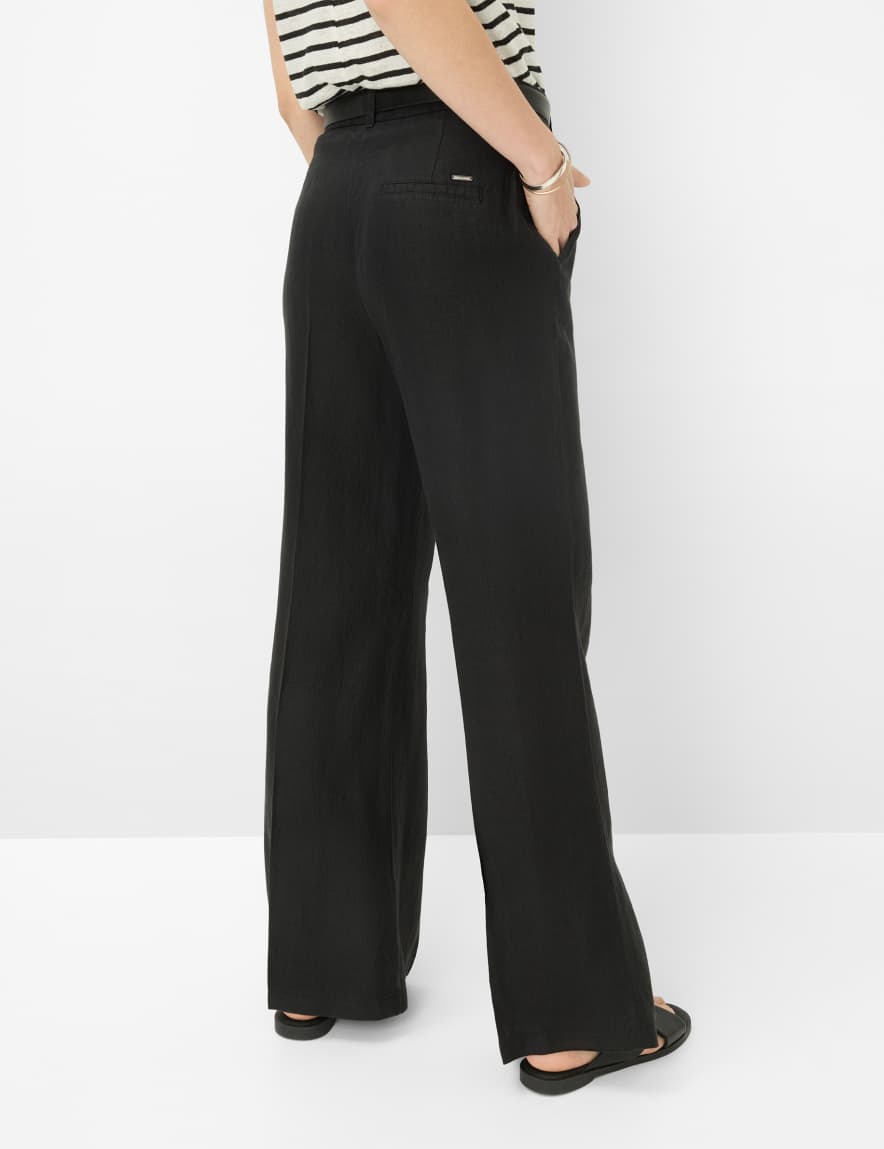 Eurex By Brax Women's Fashion Pants Style MAINE Black Wide Leg