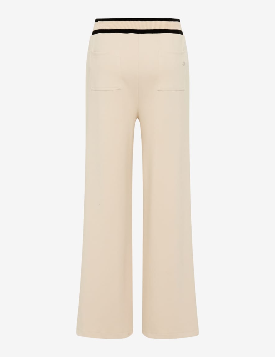 Eurex By Brax Women's Fashion Pants Style MAINE Cream White Wide Leg