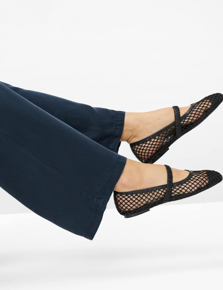 Eurex By Brax Women's Fashion Pants Style MAINE Dark Blue Wide Leg