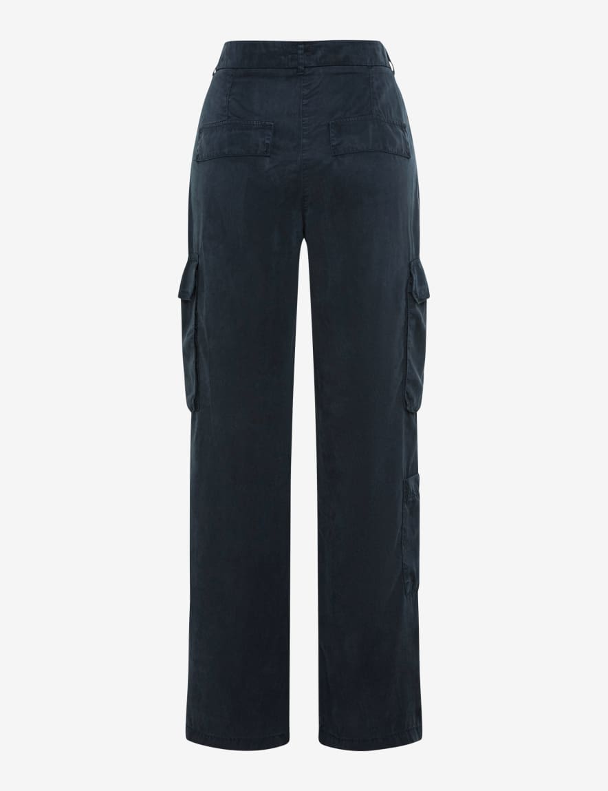 Eurex By Brax Women's Fashion Pants Style MAINE Dark Blue Wide Leg