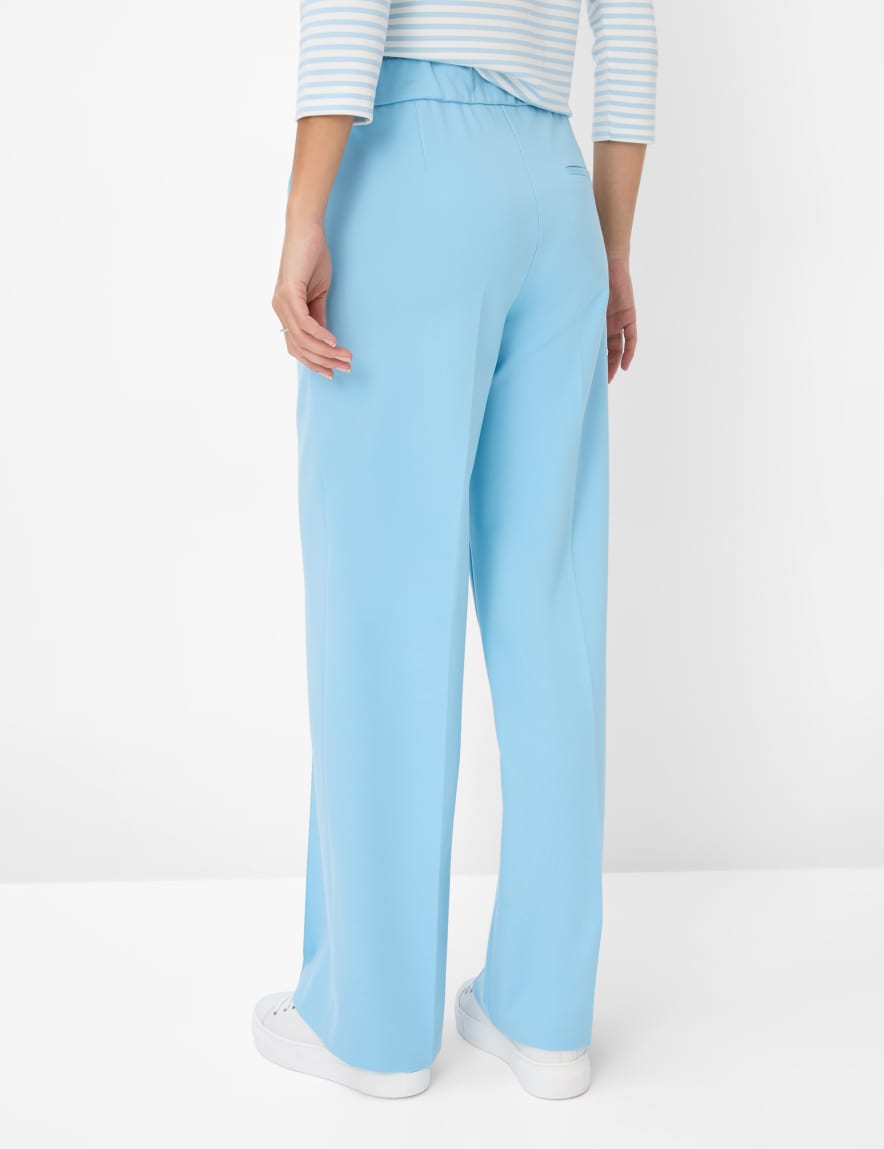 Eurex By Brax Women's Fashion Pants Style MAINE Light Blue Wide Leg
