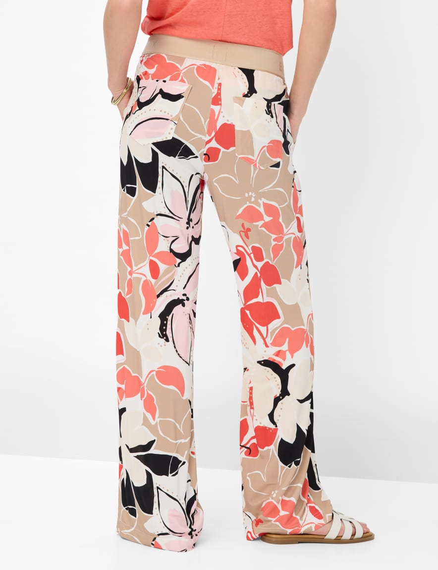 Eurex By Brax Women's Fashion Pants Style MAINE Multicolored Wide Leg