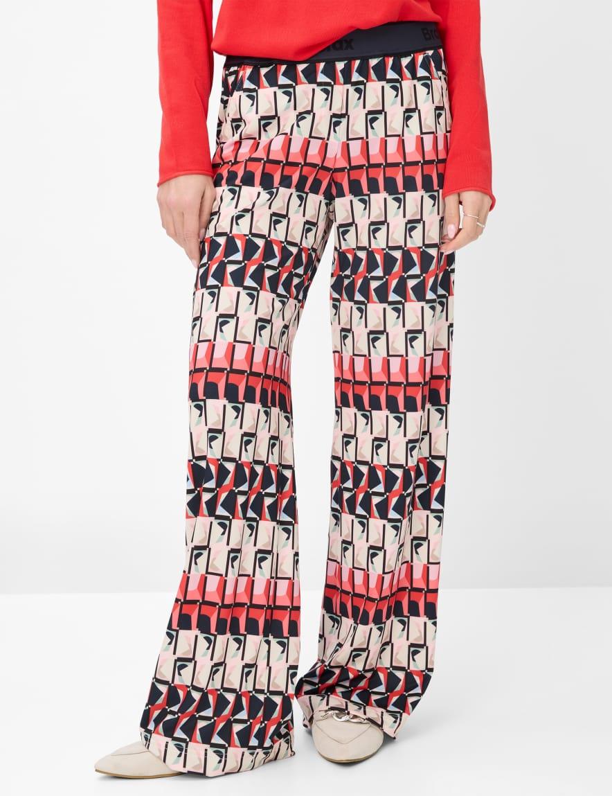 eurex by brax Women's fashion Pants Style MAINE Multicolored Wide Leg