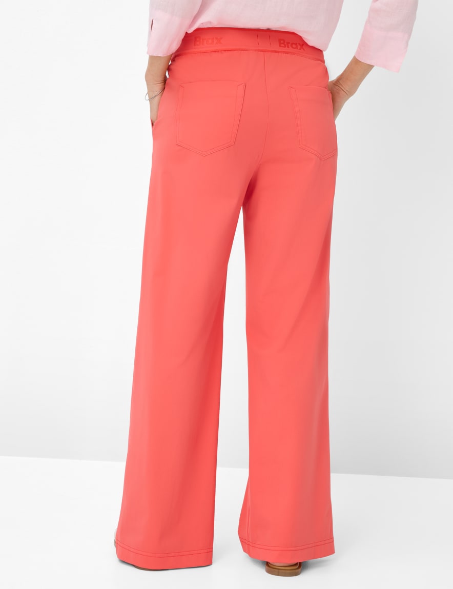 Eurex By Brax Women's Fashion Pants Style MAINE Red Wide Leg