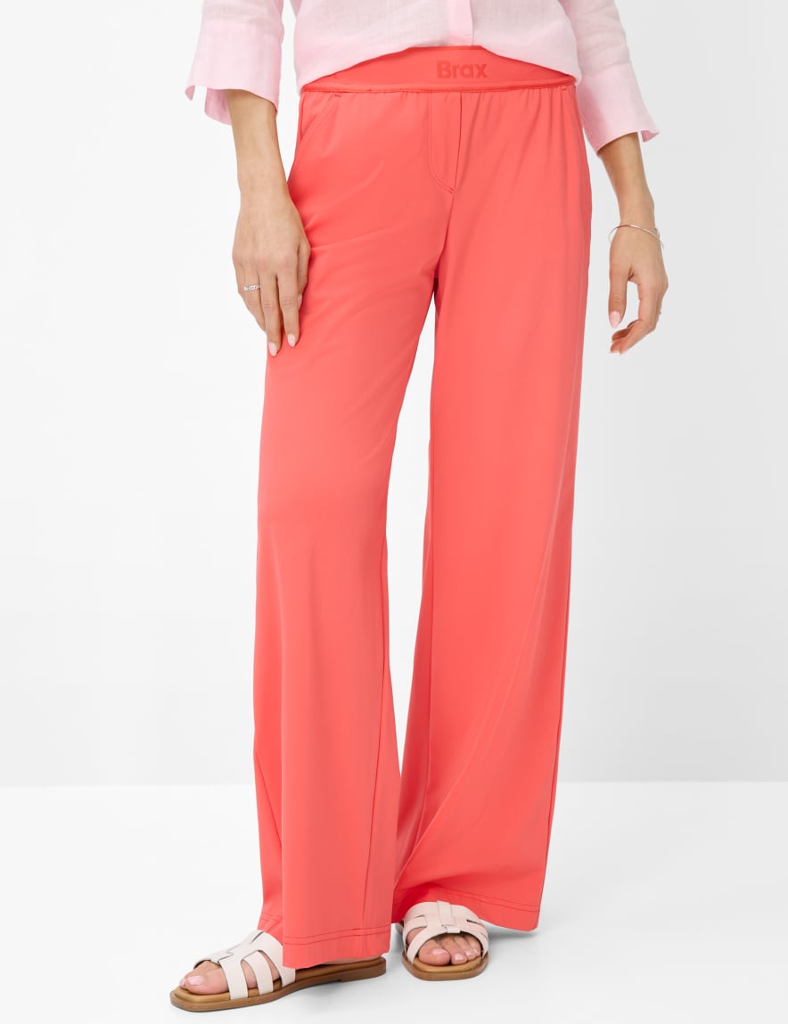 eurex by brax Women's fashion Pants Style MAINE Red Wide Leg
