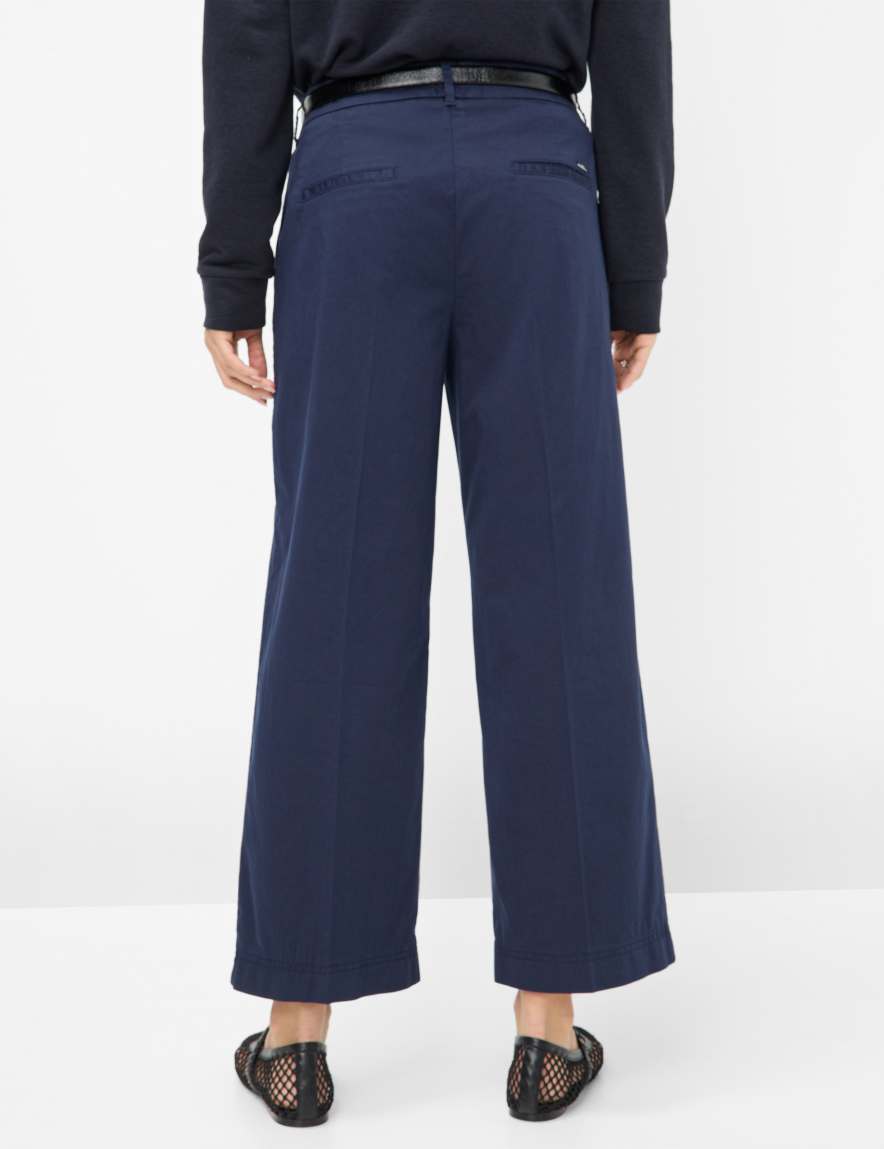 Eurex By Brax Women's Fashion Pants Style MAINE S Dark Blue Wide Leg