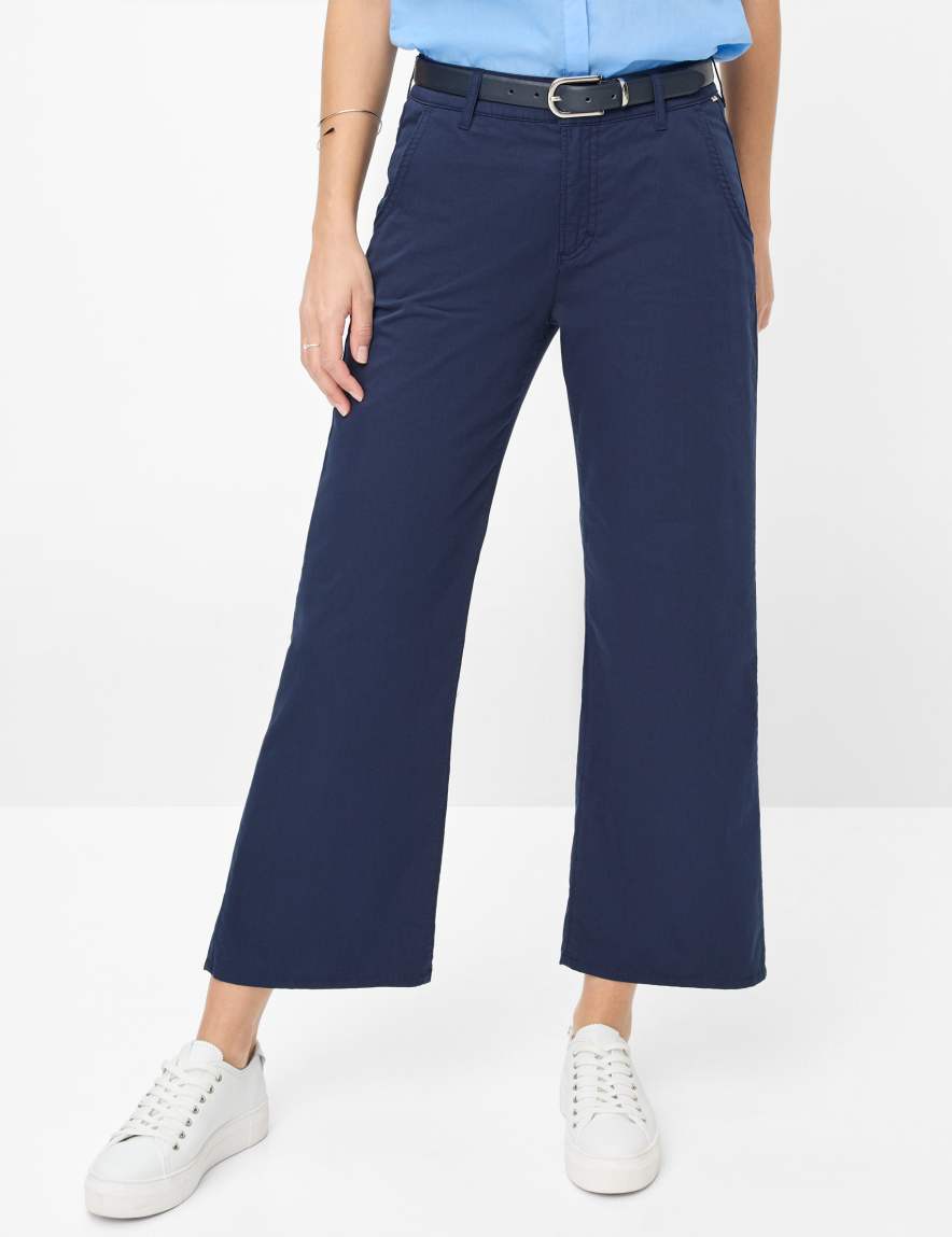 eurex by brax Women's fashion Pants Style MAINE S Dark Blue Wide Leg