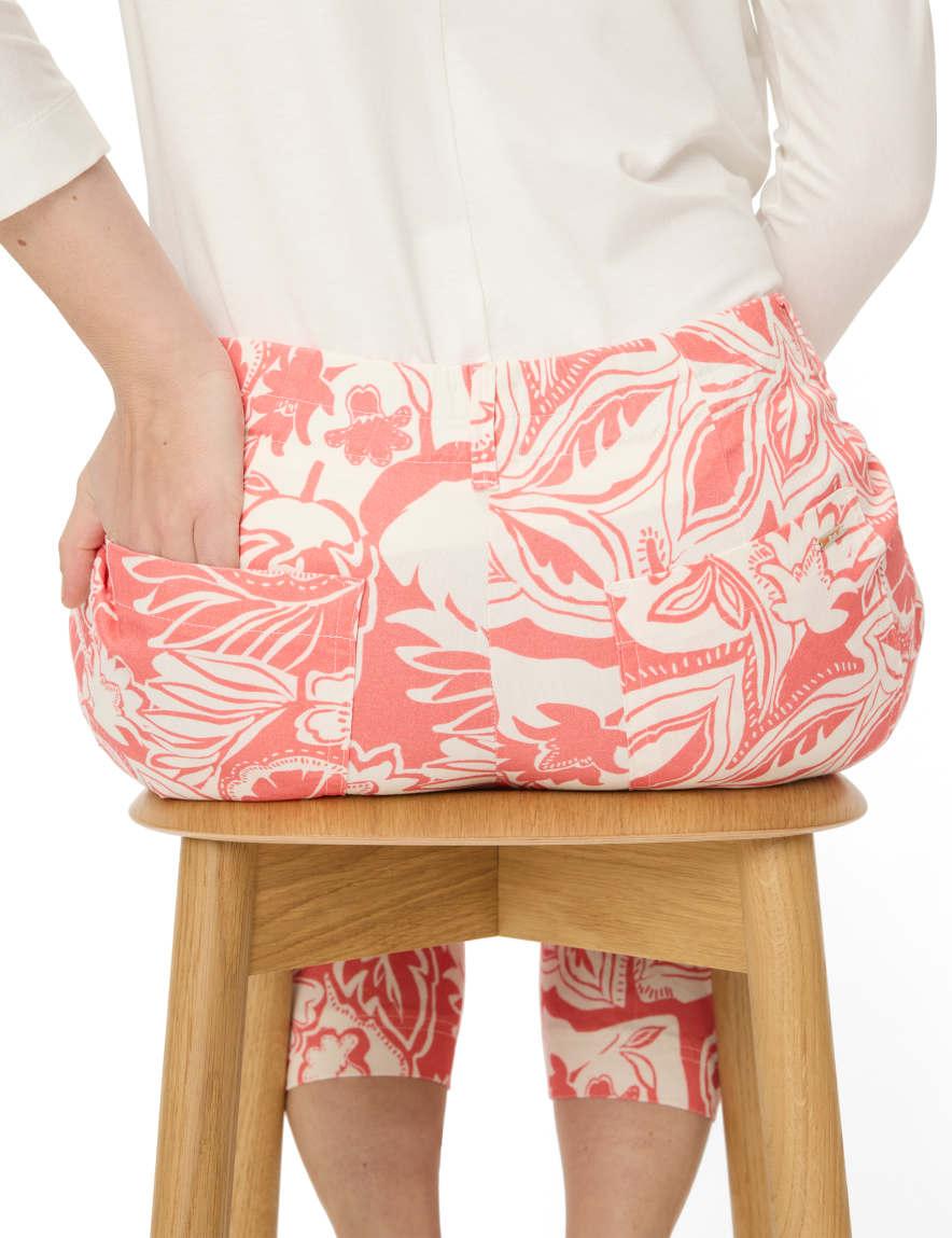 Eurex By Brax Women's Fashion Pants Style MAINE S Light Red Wide Leg