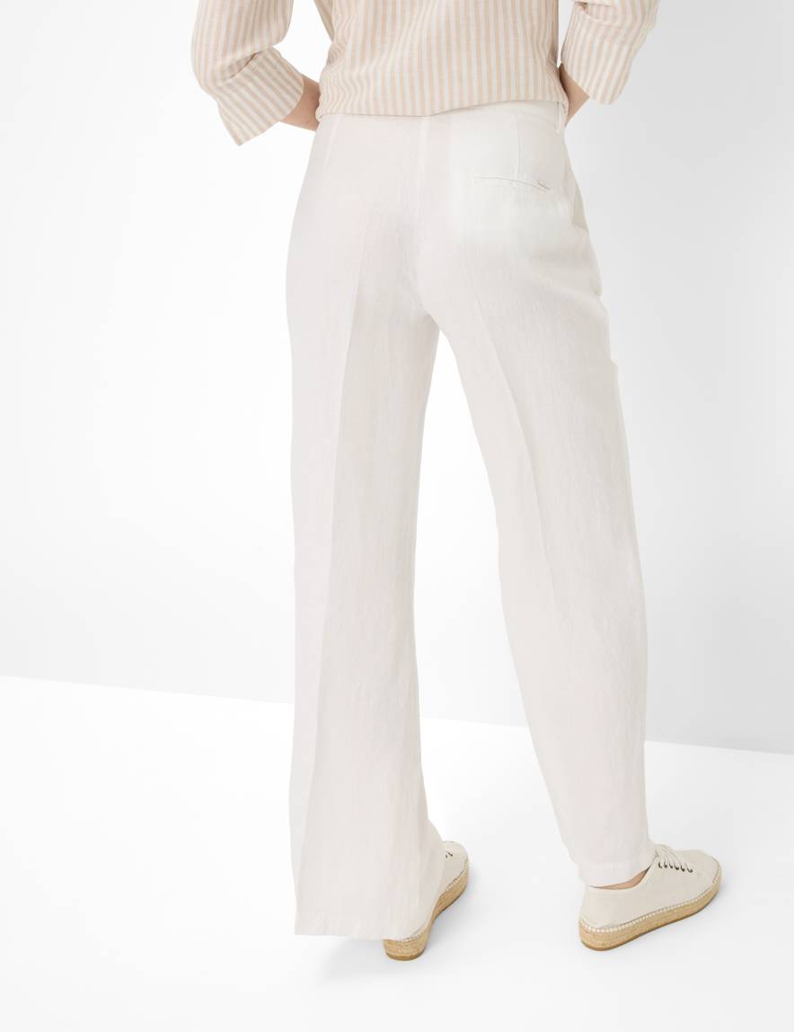 Eurex By Brax Women's Fashion Pants Style MAINE White Wide Leg