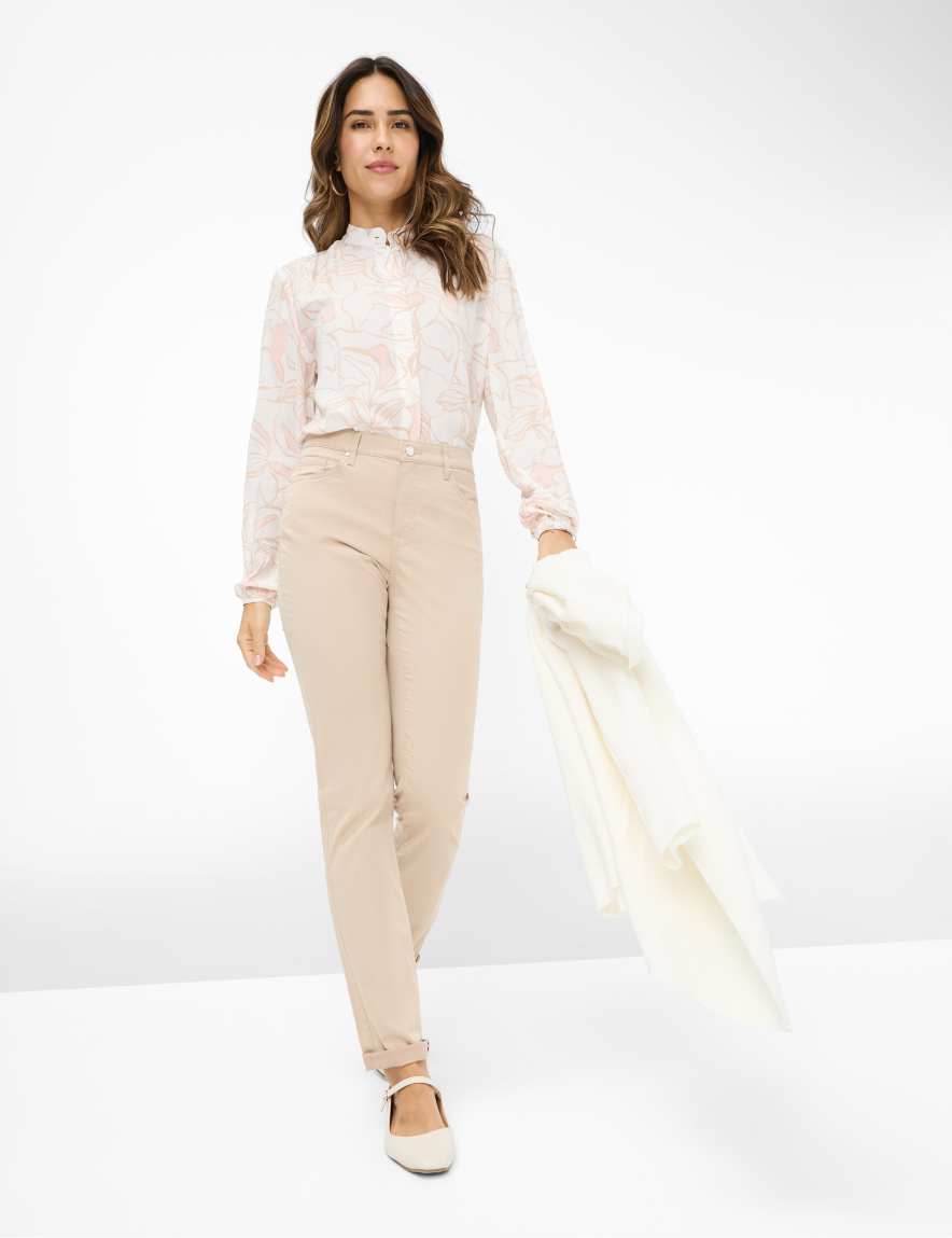 Eurex By Brax Women's Fashion Pants Style MARY Beige Regular Fit