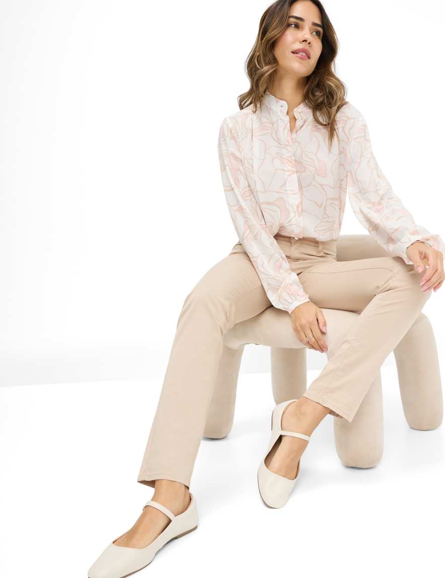 Eurex By Brax Women's Fashion Pants Style MARY Beige Regular Fit