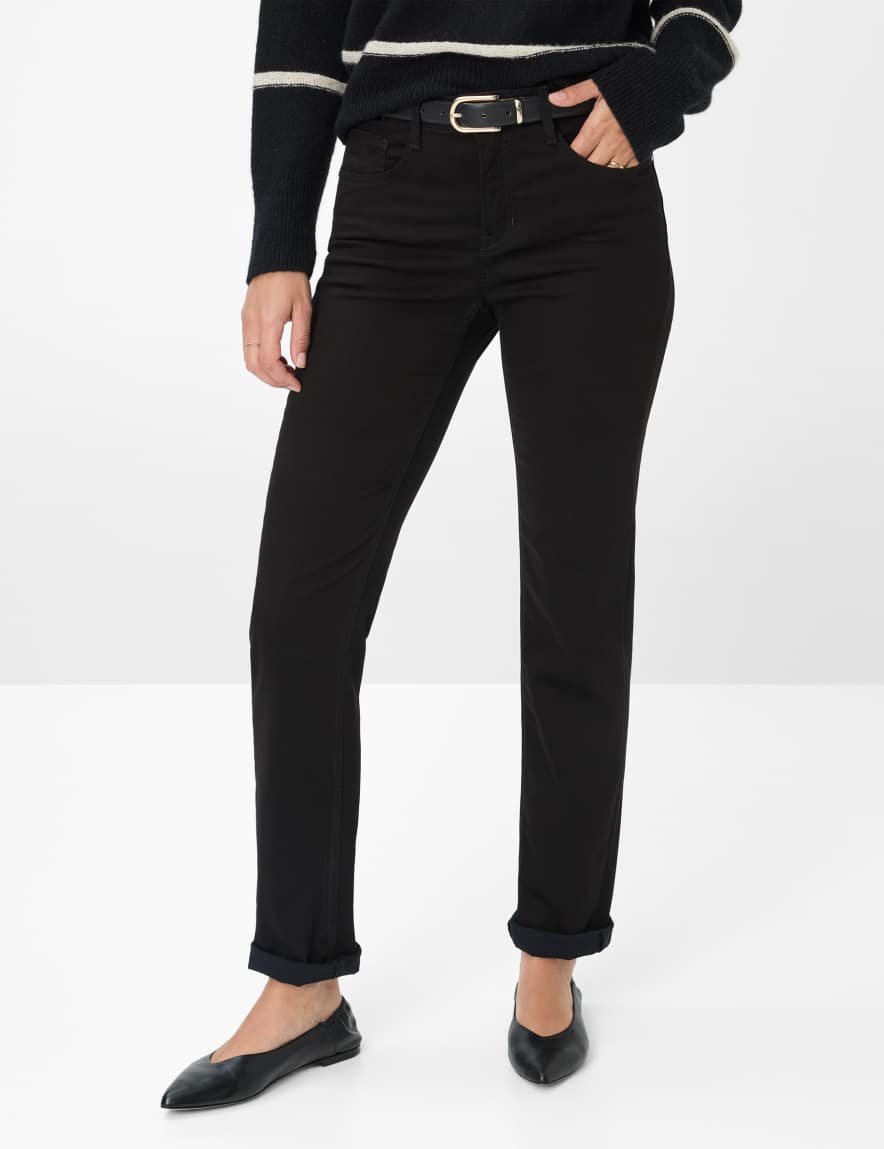 eurex by brax Women's fashion Pants Style MARY Black Regular Fit