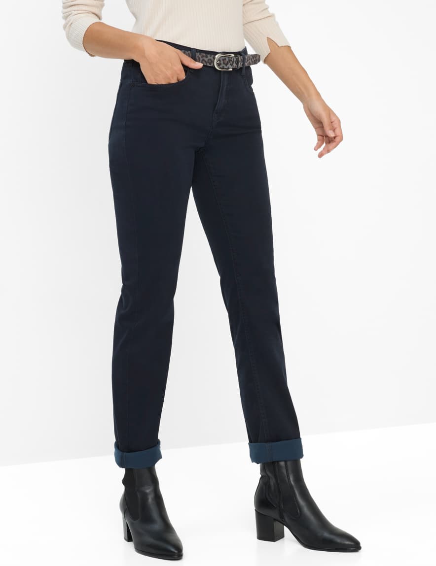 eurex by brax Women's fashion Pants Style MARY Dark Blue Regular Fit