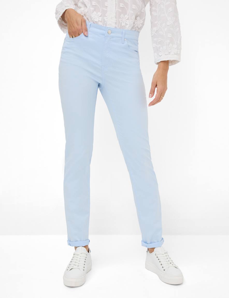 eurex by brax Women's fashion Pants Style MARY Light Blue Regular Fit