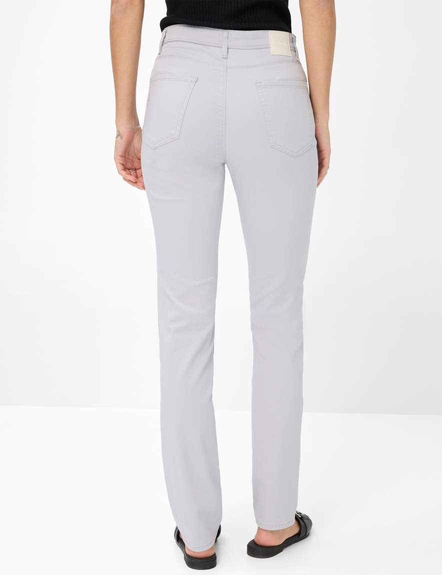 Eurex By Brax Women's Fashion Pants Style MARY Light Gray Regular Fit